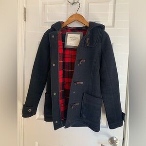 Abercrombie & Fitch Navy Pea Coat | size XS